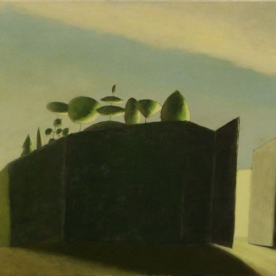 Wolfgang Leidhold, Die Vertreibung aus dem Paradies - Egg-tempera & oil on canvas, 31,5 x 39,4 inches, 2006 Tempera & Öl auf Leinwand, 80 x 100 cm, 2006