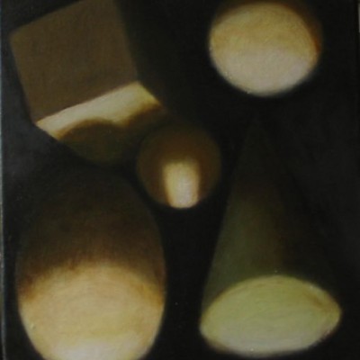 Wolfgang Leidhold, Untitled No 13 / Ohne Titel Nr. 13, Egg-tempera & oil on canvas - 15,7 x 11,8 inches - 2003 Tempera & Öl auf Leinwand - 40 x 30 cm - 2003