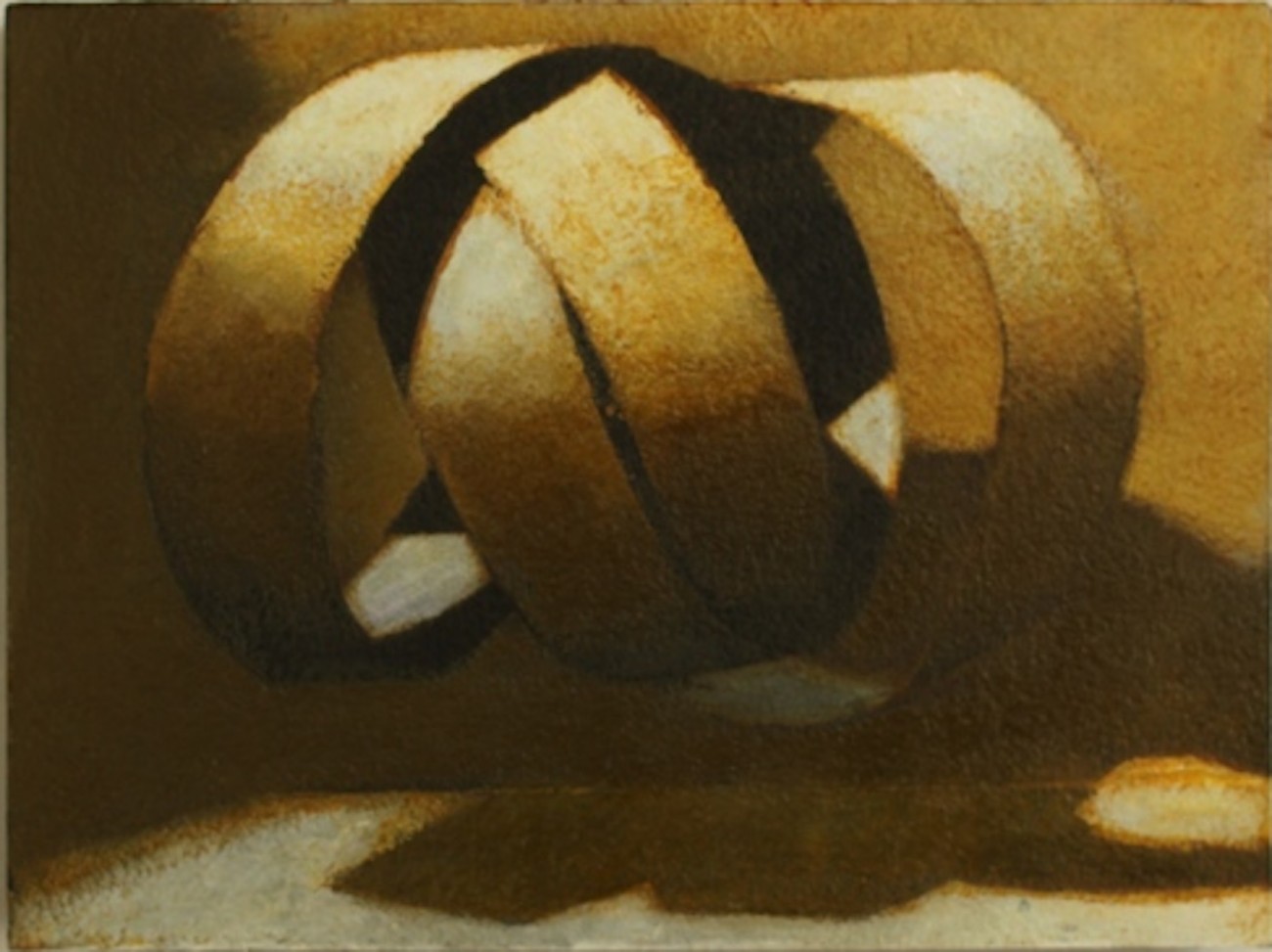 Wolfgang Leidhold, Small Knot No. 03 (acrylic, egg-tempera & oil on panel), 5,9 x 7,9 inches, 2014 Small Knot No. 03 (Acryl, Tempera & Öl auf Tafel), 15 x 20 cm, 2014