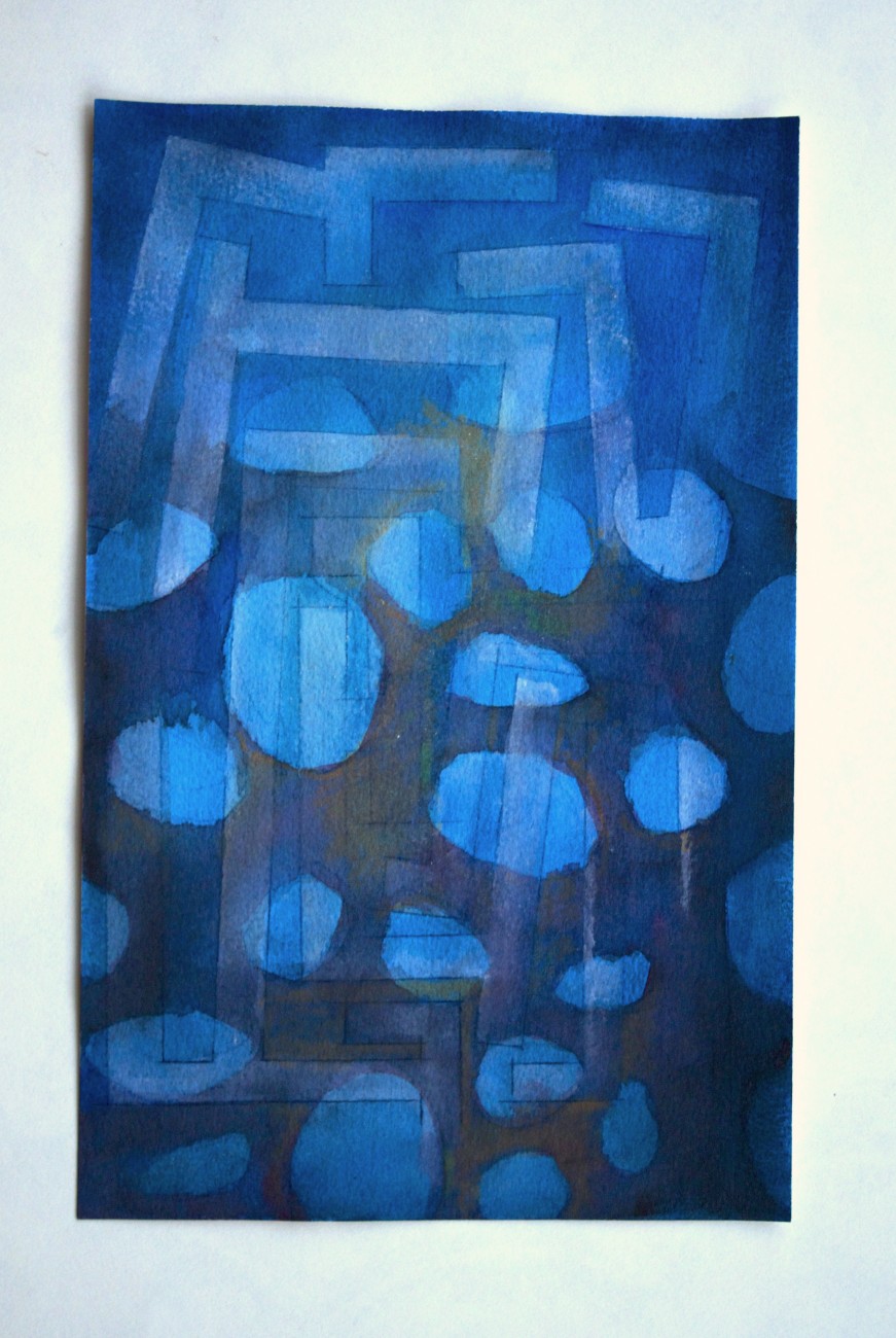 Wolfgang Leidhold, Sketch Topology No 001 (ink on paper) 11,75 x 7,5 inches, 2014 Skizze Topology No 001 (Tinte auf Papier) 23 x 17,5 cm, 2014